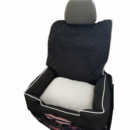 SEAT ARMOUR Car 2 Go Pet Bed, Black PETBED2G100B